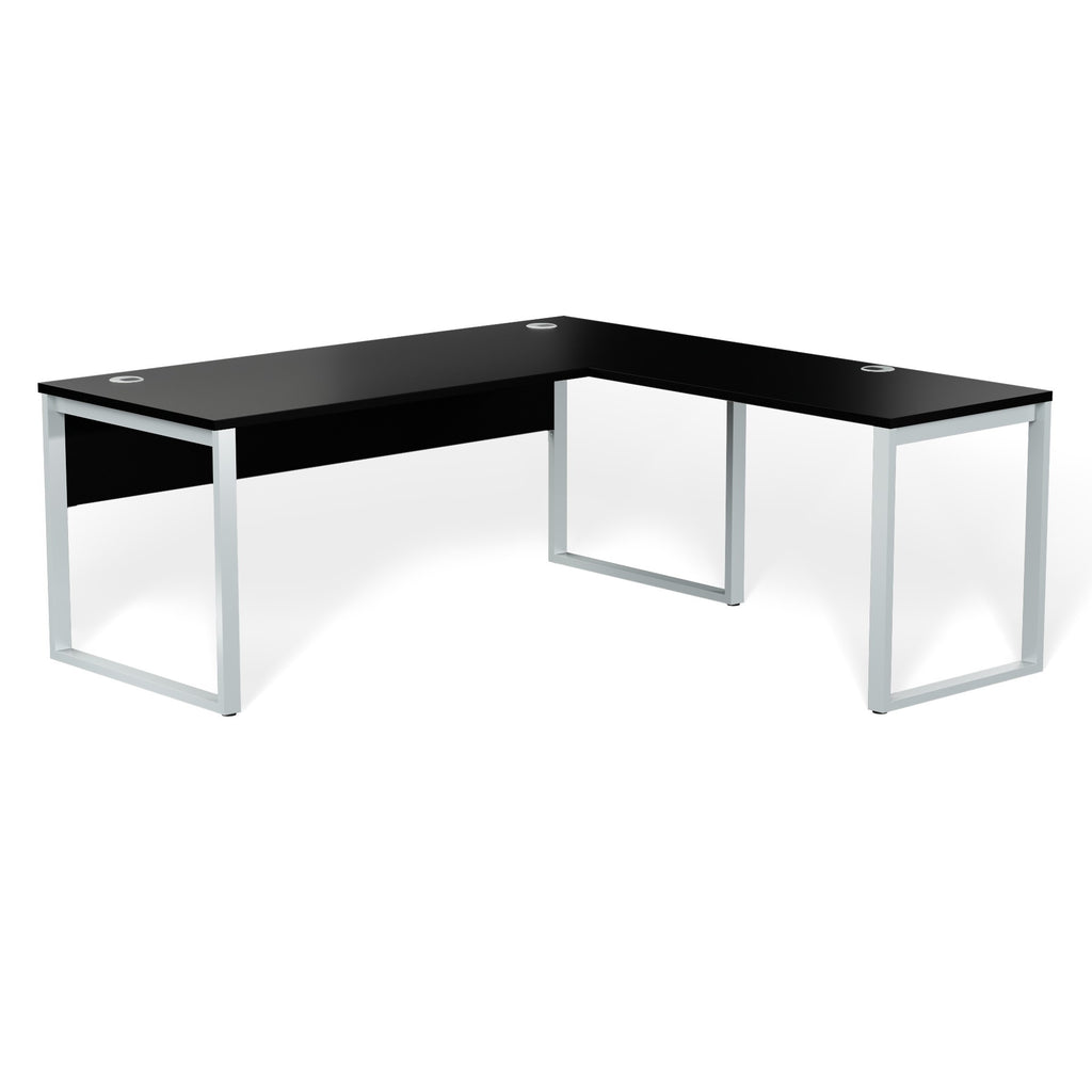custom l shaped executive desk 72 x 72 black