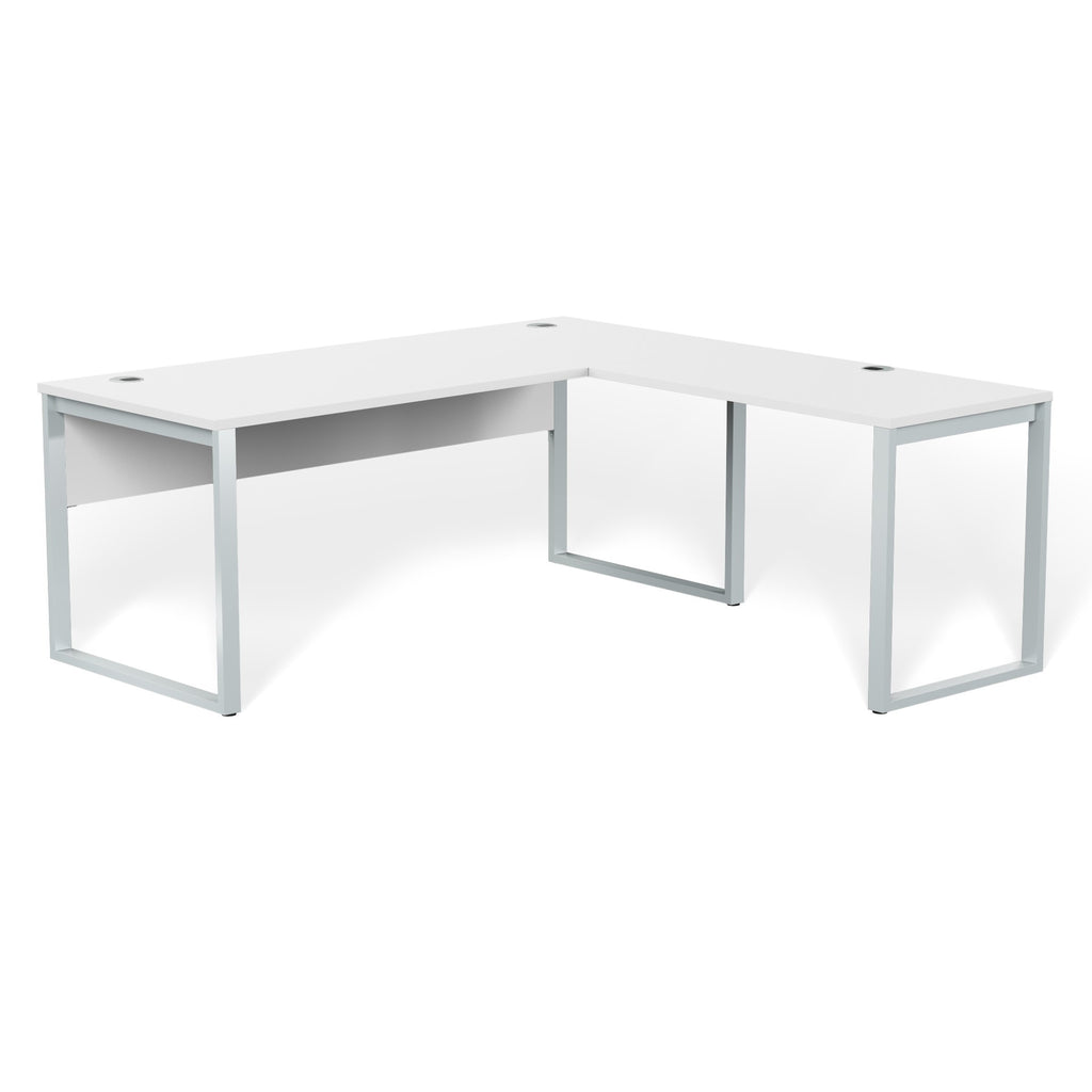custom l shaped executive desk 72 x 72 white