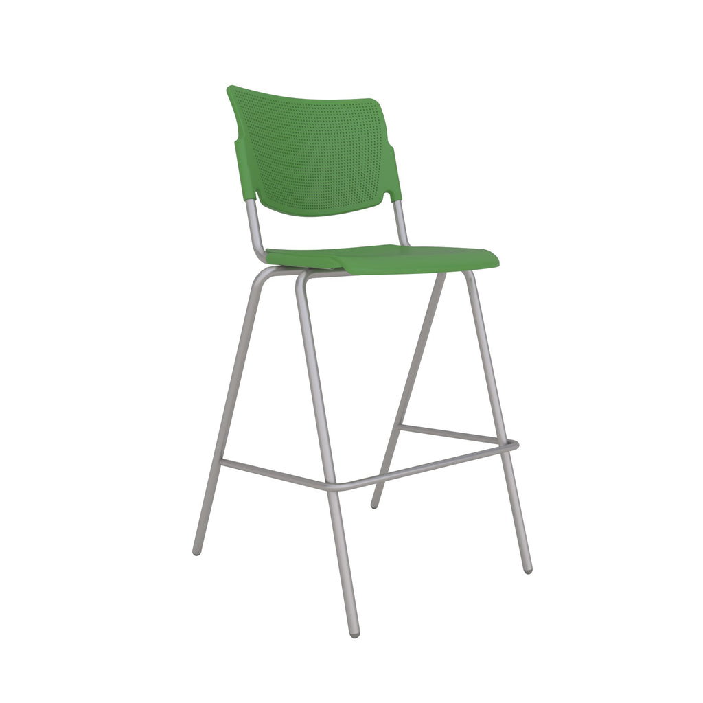 green bar height chair