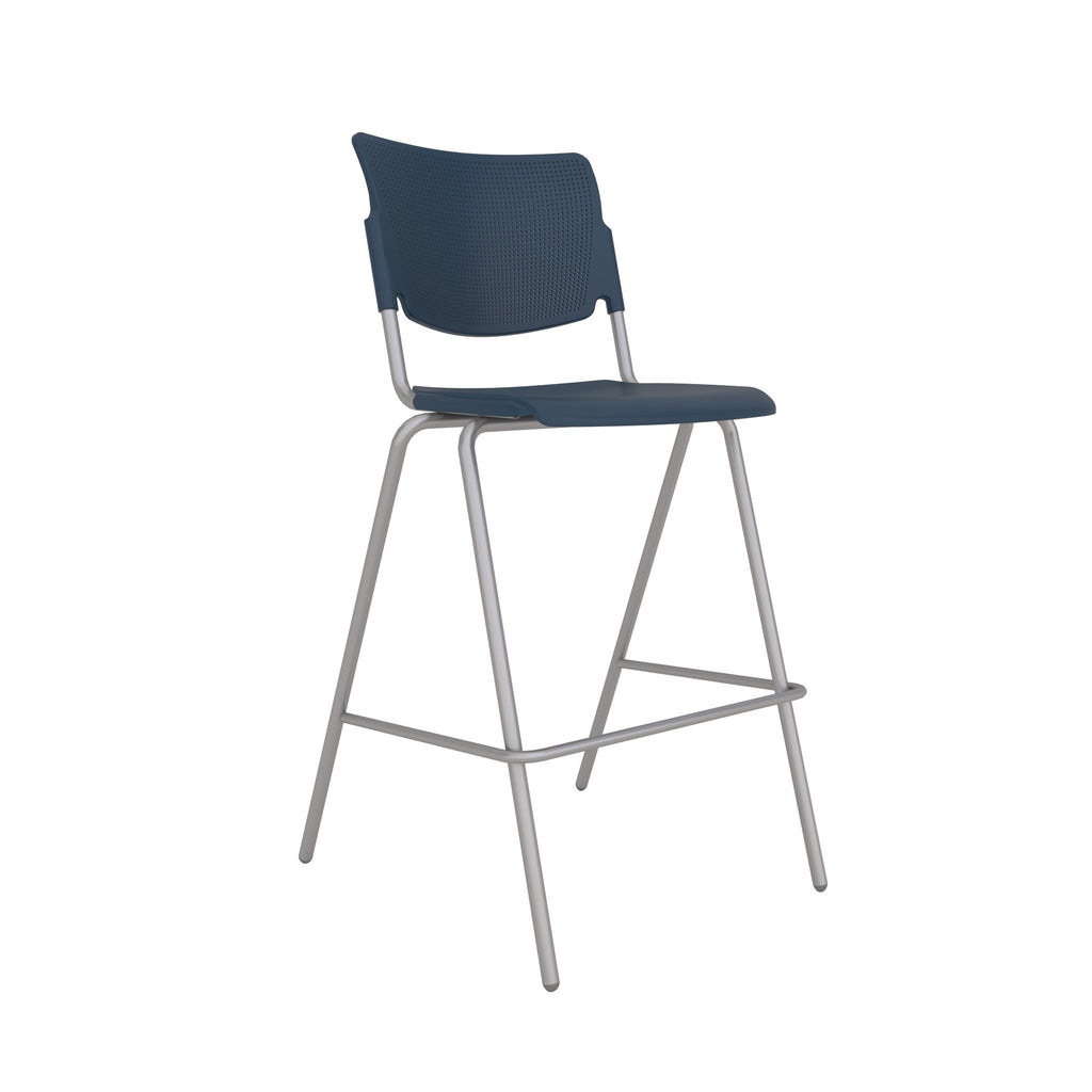 bar height stool in navy