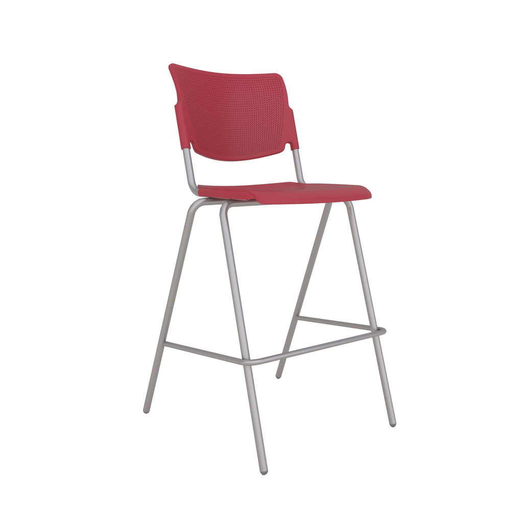 bar height chair in red