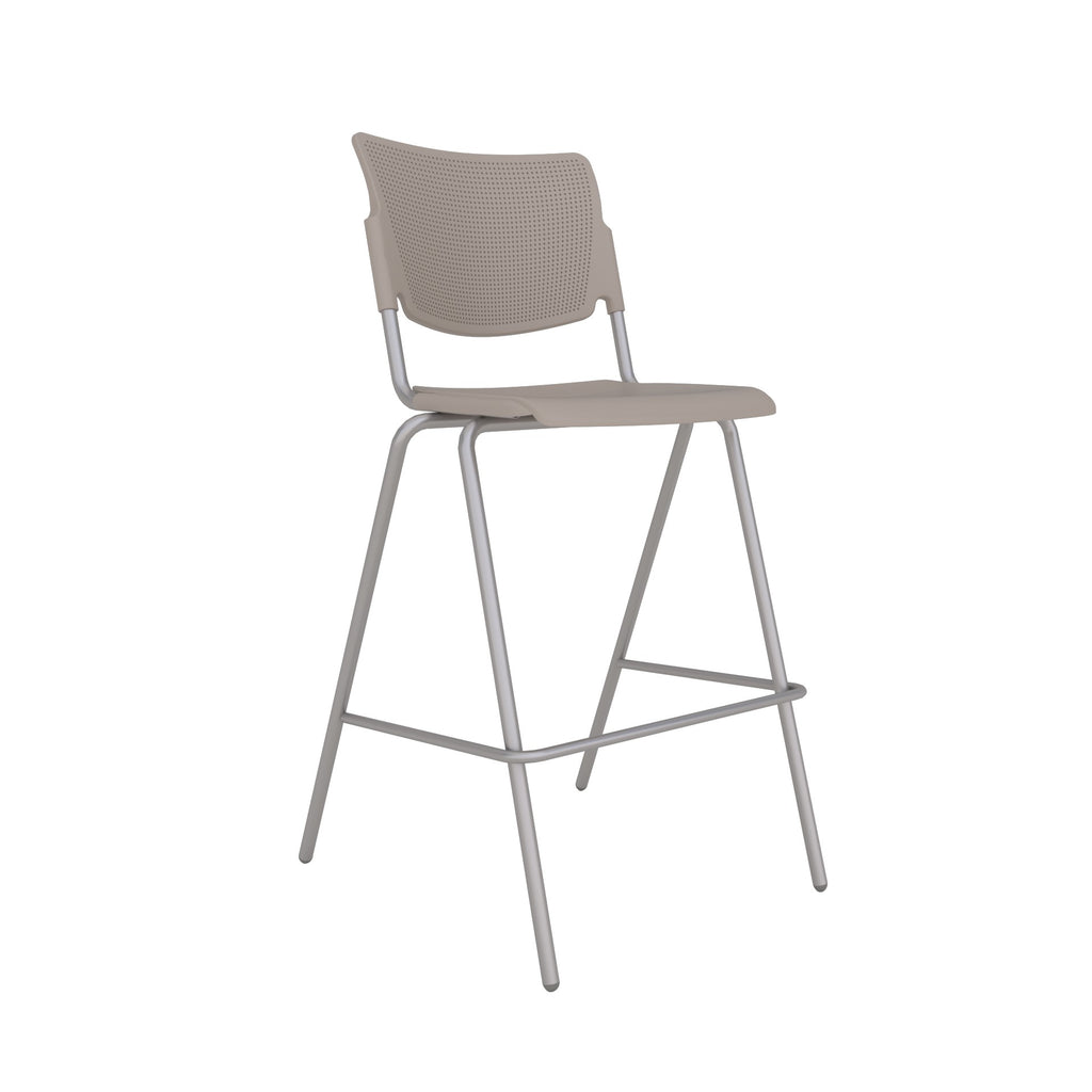 tan colored bar height chair