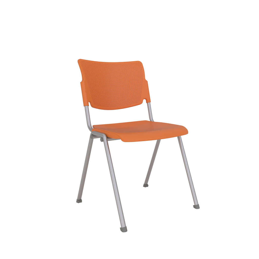cafe chair in orange