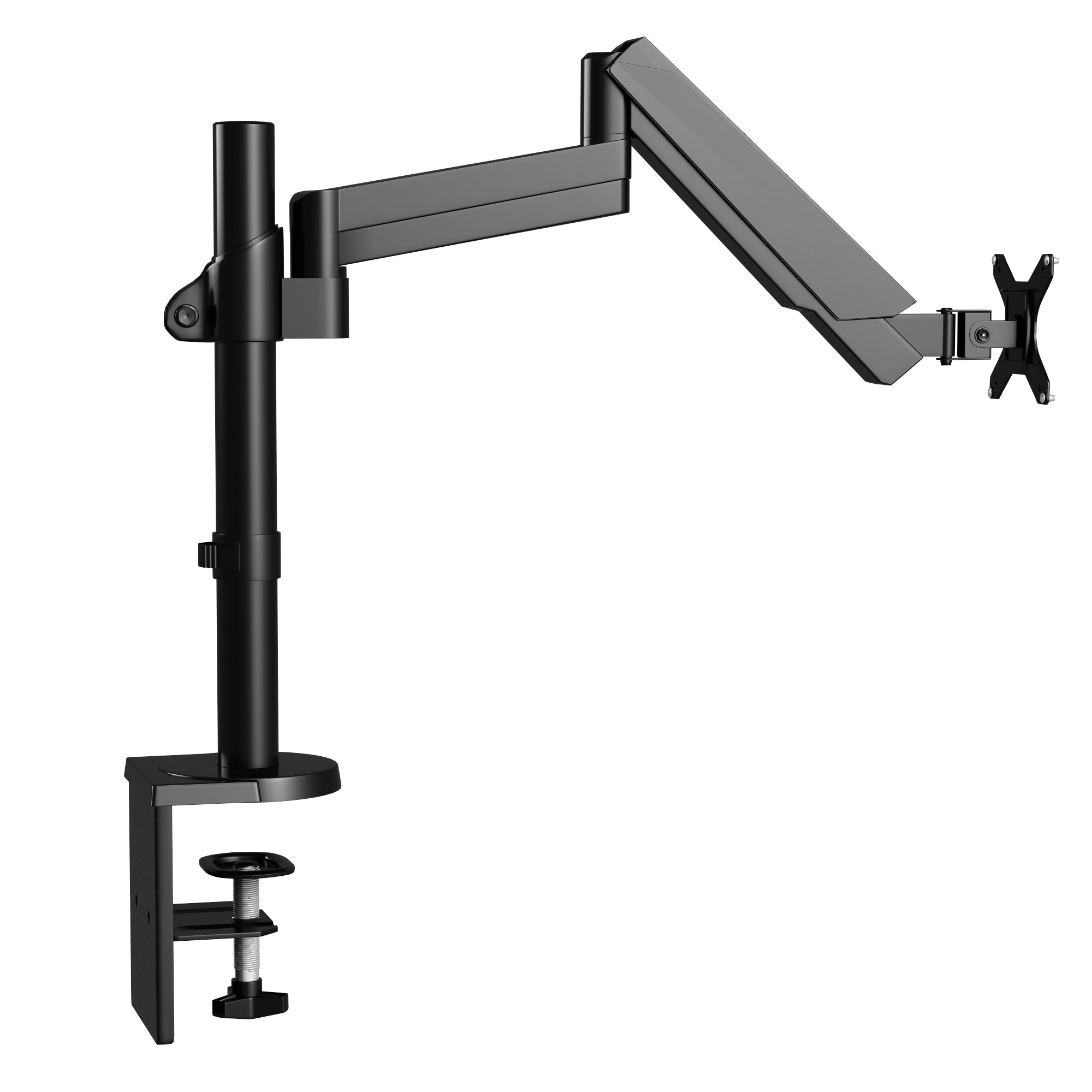 Clamp On Monitor Stand  Single Arm Mount – Porvata