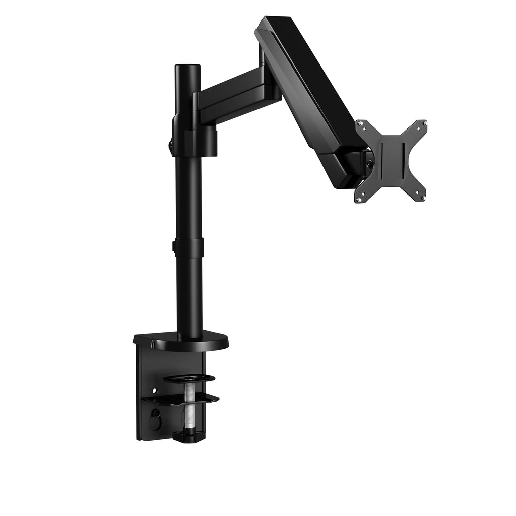 clamp on monitor arm black