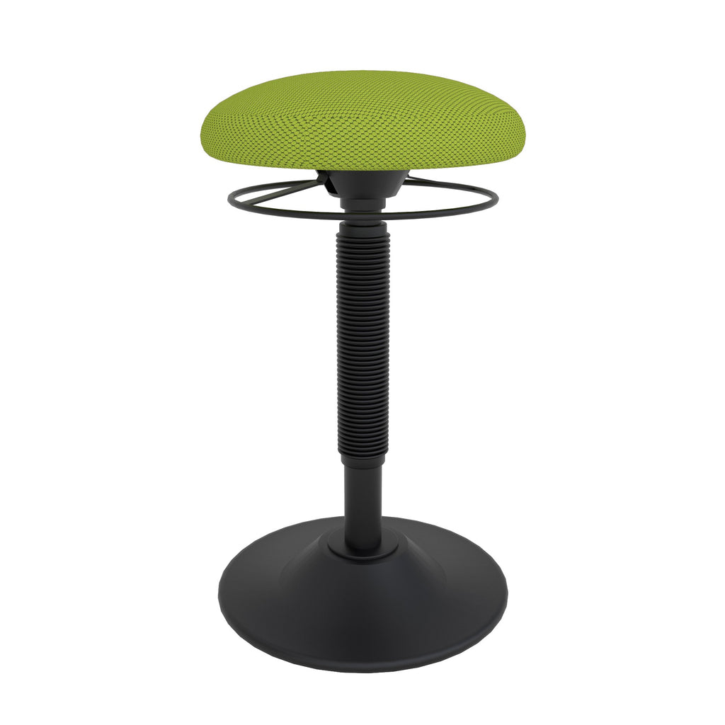 ergonomic desk stool lime green