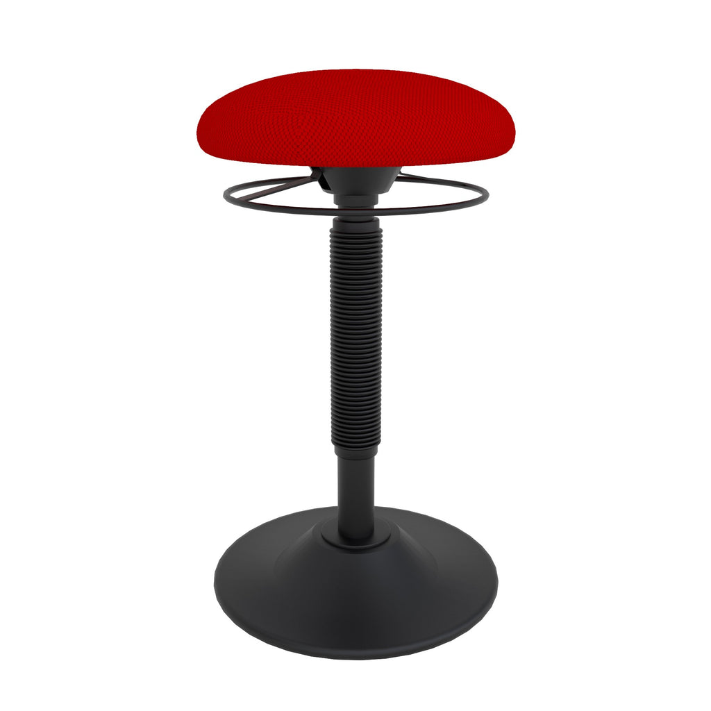 ergonomic desk stool red