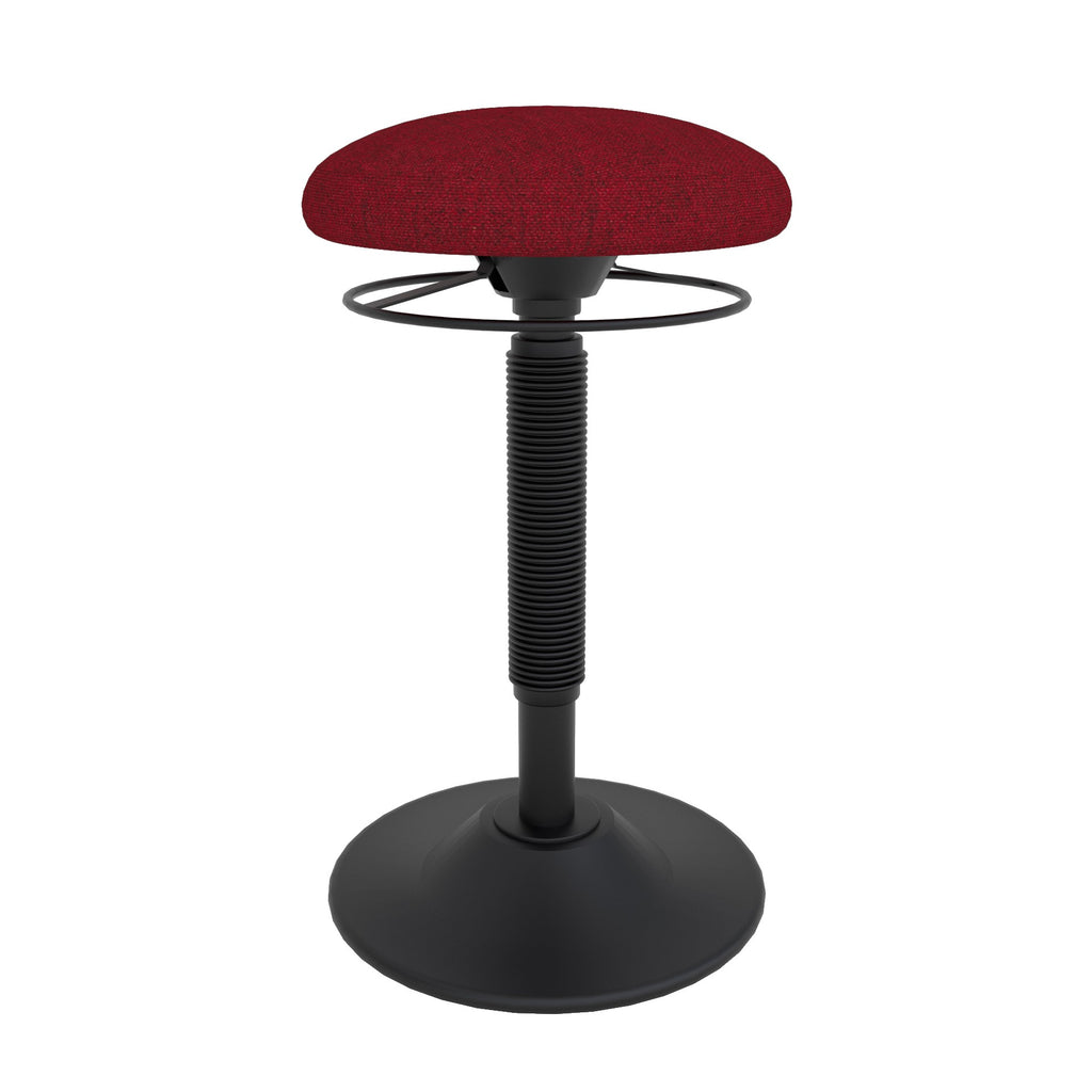 ergonomic desk stool rustic red