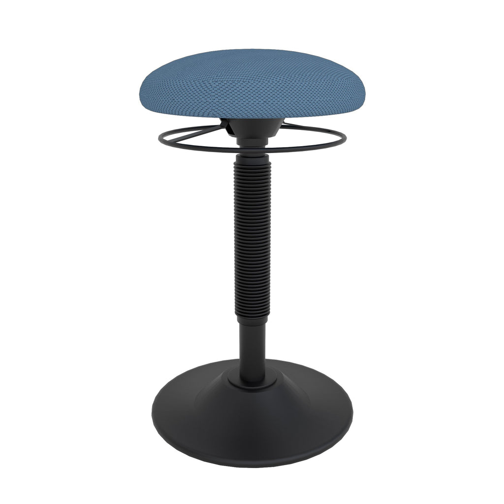 sky blue ergonomic rocker stool