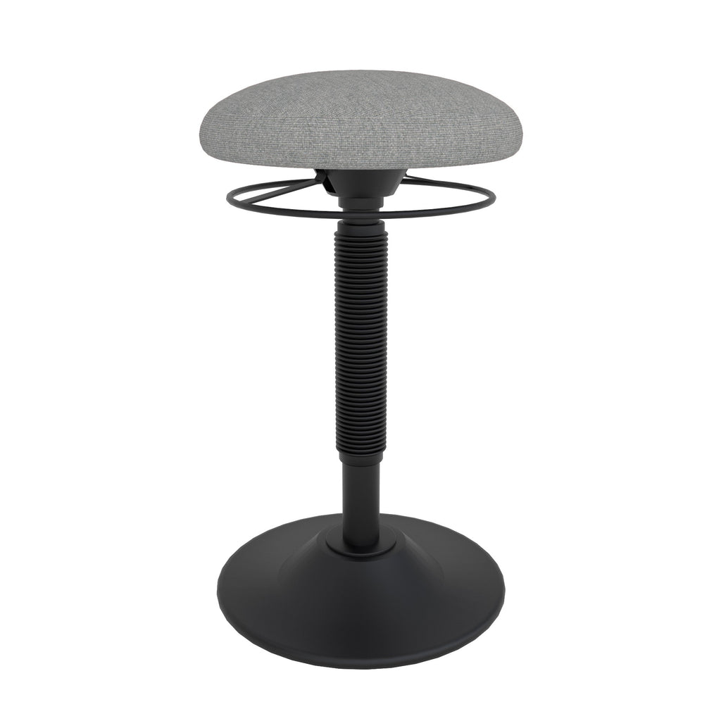ergonomic desk stool stone grey